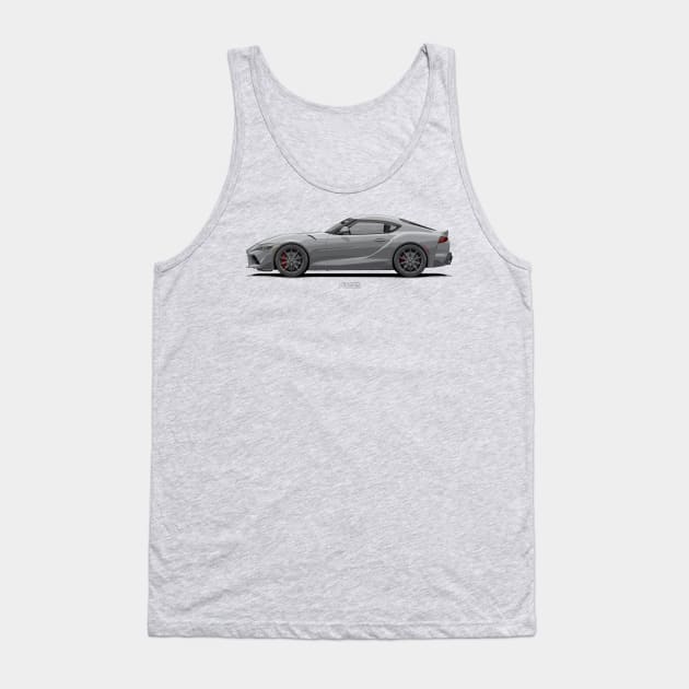 GR Supra MT CU Later Grey Tank Top by ARVwerks